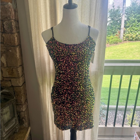 Nordstrom Dresses & Skirts - NWT Nordstrom BP Multicolor Sequin Mini Dress XS